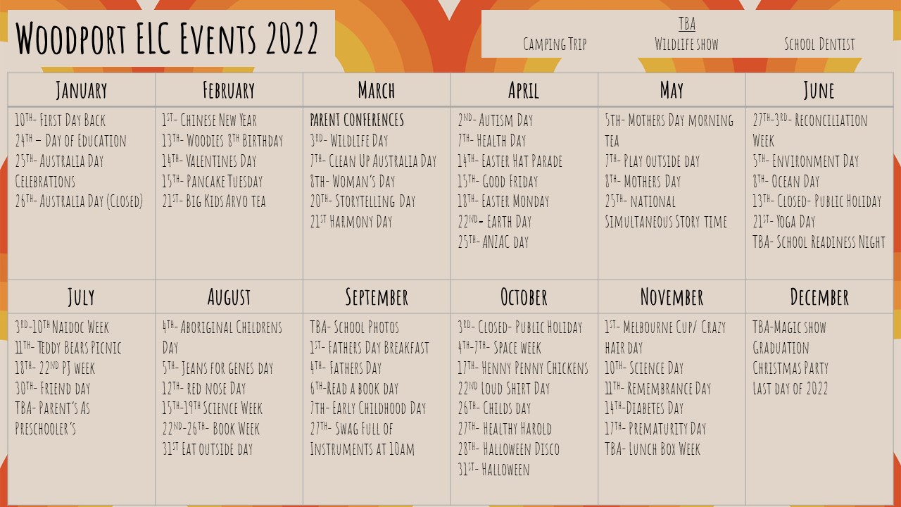 Calendar Events